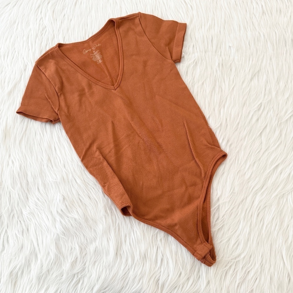 Gypsy + Jade Burnt Orange Bodysuit